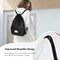 Costway Drawstring Backpack String Bag Folding Sports Sack w/Zipper Pocket Black\Blue\Green\Pink